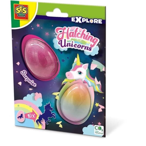 SES CREATIVE - Enhörningar redo att kläckas - 2 överraskningsägg