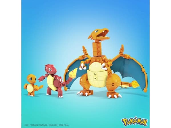 Mega Construx Pokemon Set Charmander Evolution