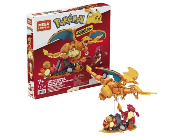 Mega Construx Pokemon Set Charmander Evolution