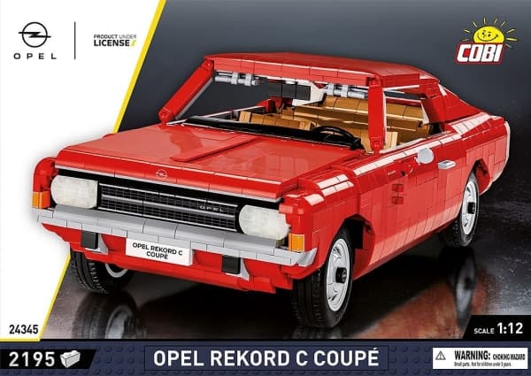 COBI Opel Rekord C Coupe, Byggeklosser, 10 år, 2195 stykker