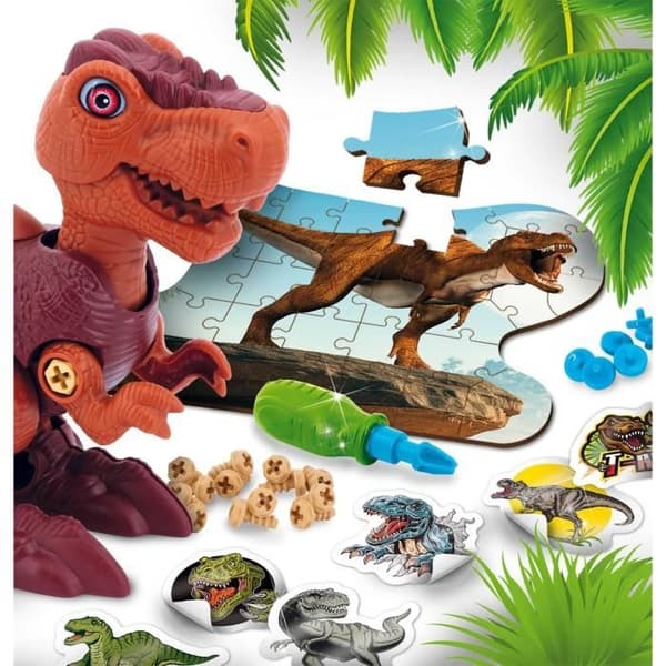 STEM Dinosaur Building Kit - LISCIANI GIOCHI - Archéo-Ludic - Realistiskt pussel och konstruktion