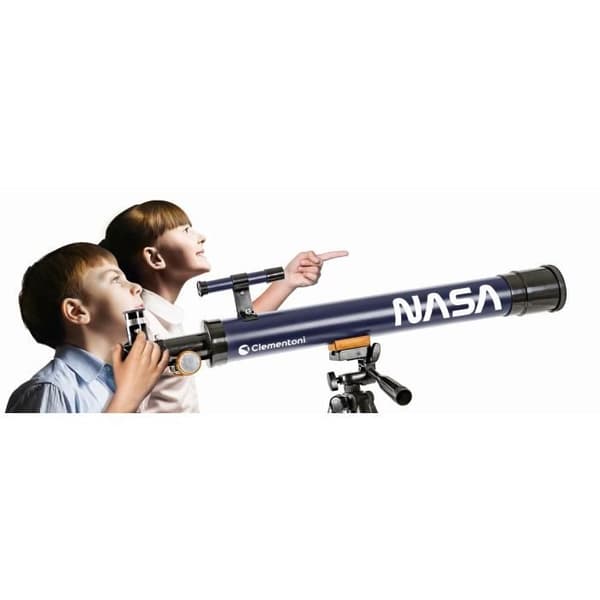 Clementoni - Vetenskap och lek - NASA 50 mm objektteleskop - Stativ utdragbart upp till 127 cm