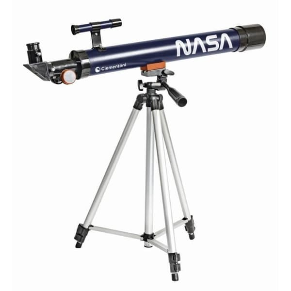 Clementoni - Vetenskap och lek - NASA 50 mm objektteleskop - Stativ utdragbart upp till 127 cm