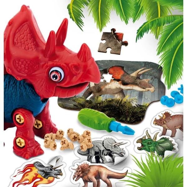 Lisciani giochi- I`ma Genius Dino Stem Triceratops, 92420, Ej tillämpligt - 8008324092420