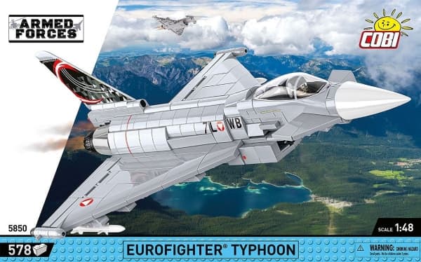 COBI Eurofighter Typhoon, Byggeklosser, 8 år, 578 stykker