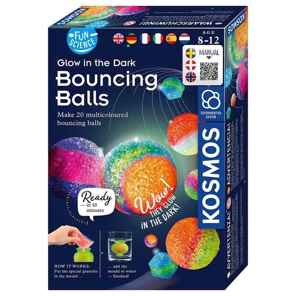 Fun Science  Glow in the Dark Studsboller STEM Kosmos