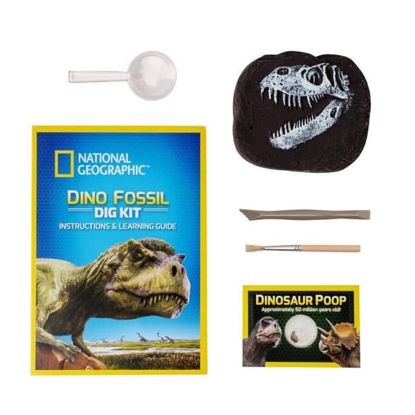 BANDAI National Geographic - Dig Kit: Dinosaur Fossils - Ny version