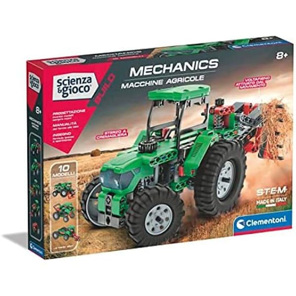 Vetenskapligt spel - Clementoni - Science Build Construction Machines for Children - Mekaniskt laboratorium