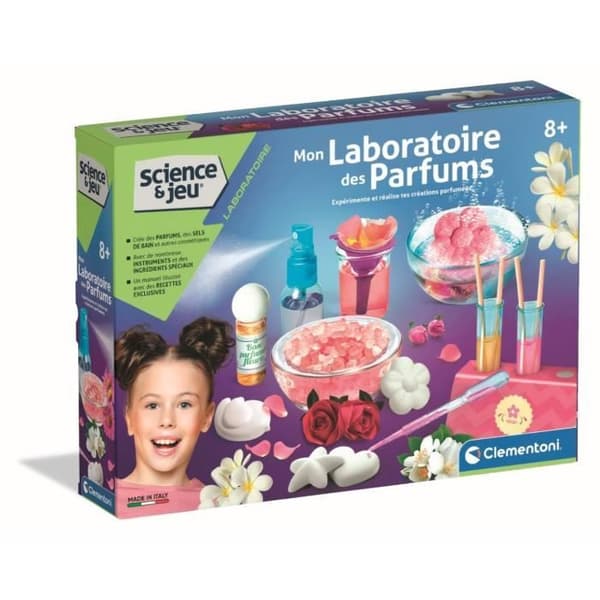 Parfymskapande kit - CLEMENTONI - Mitt parfymlaboratorium - För barn från 8 år