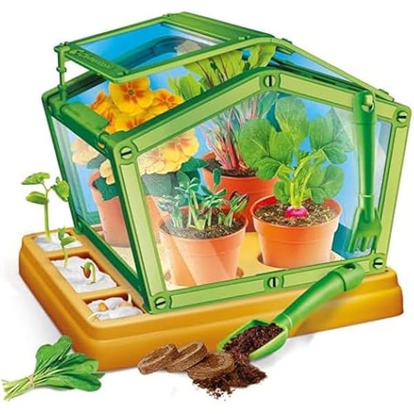 Botanisk trädgård Lab Game - CLEMENTONI - Barnens växthus - Odlingsväxter Kit