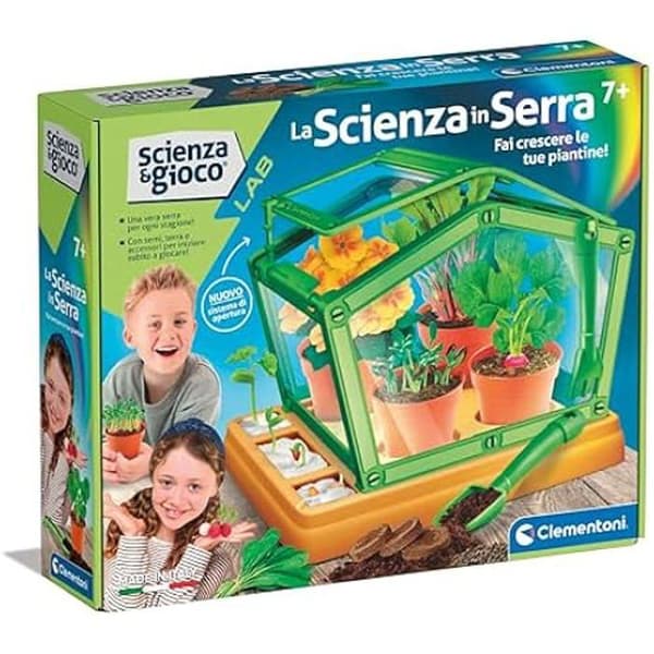 Botanisk trädgård Lab Game - CLEMENTONI - Barnens växthus - Odlingsväxter Kit