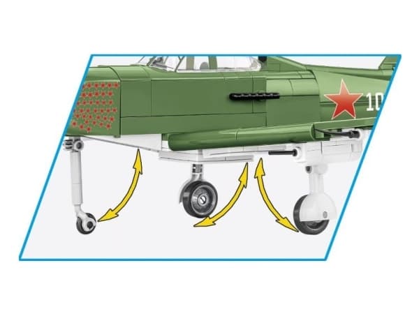 COBI Bell P-39Q Airacobra, Byggsats, 7 År, 380 styck