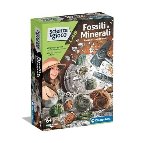 Paleontologikit - CLEMENTONI - Science Lab Minerals - Jordblock, hammare och mejsel