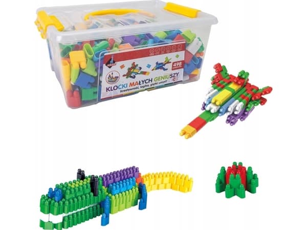 Askato-block för små genier - Bricks 498 elements
