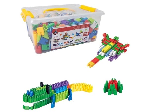 Askato-block för små genier - Bricks 498 elements