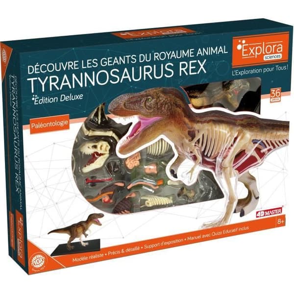 Vetenskapligt spel Palaeontology T-REX dinosaurie - Deluxe edition - MGM - Explora sciences