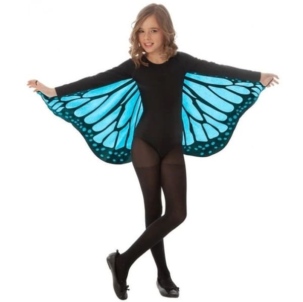 Flügel von Schmetterling - Chaks - C4362 - Blau - Gedruckter Stoff - Kindergröße