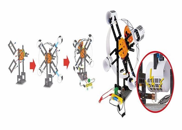 Elkonstruktionsspel - BUKI - Elexpert - 130 stycken - 10 modeller - 8 år och över