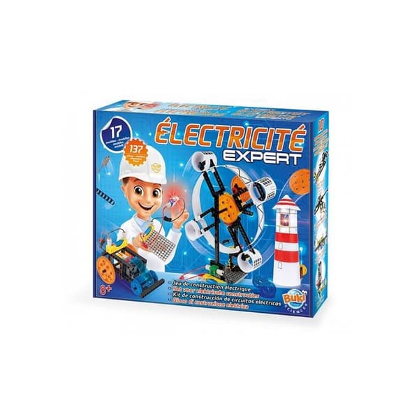 Elkonstruktionsspel - BUKI - Elexpert - 130 stycken - 10 modeller - 8 år och över