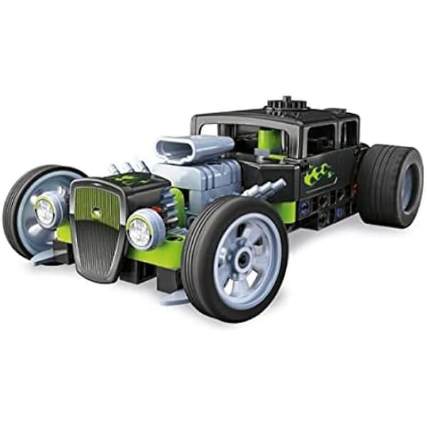 Vetenskapligt spel - CLEMENTONI - Hot Rod And Race Truck - 120 stycken - Barn 8 år gammal