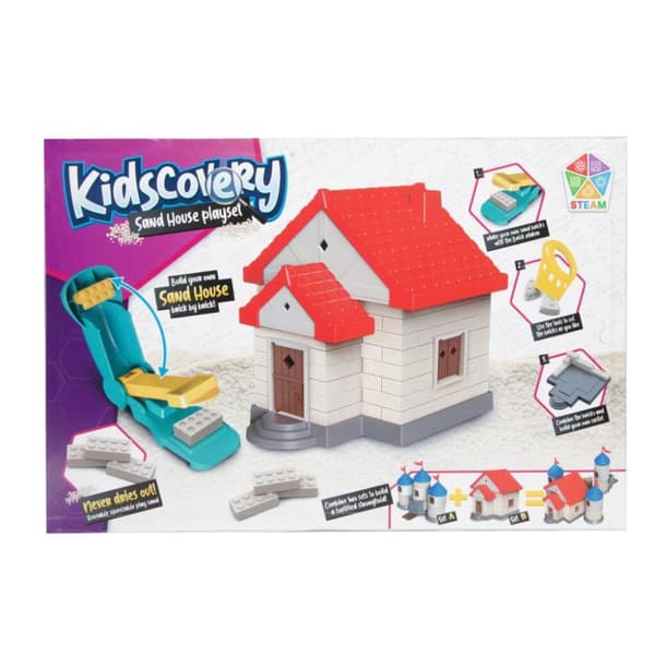 Kidscovery Sand House Building Set forskellige versioner