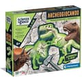 Miniatyrbild 1 av 2: Clementoni - Science Lab-Archaeogiocing-T-Rex och Triceratops-Dinosaurier, fossiler att gräva och montera, arkeologkit, spel