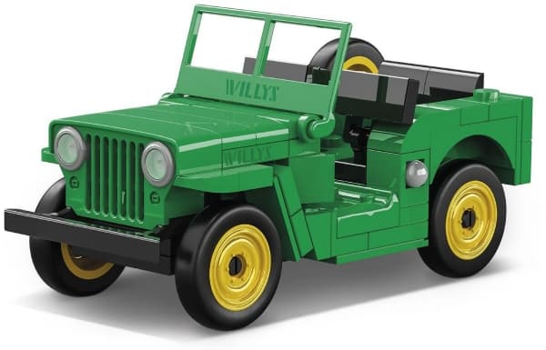 COBI Jeep Willys CJ-2A, Byggeklosser, 6 år, 111 stykker