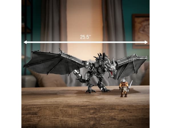Mattel MEGA Skyrim Alduin the World Eater, Byggesett, 17 år, Plast, 619 stykker