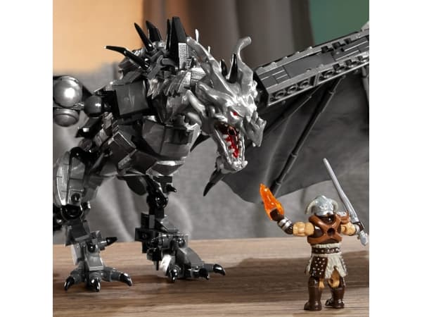 Mattel MEGA Skyrim Alduin the World Eater, Byggesett, 17 år, Plast, 619 stykker