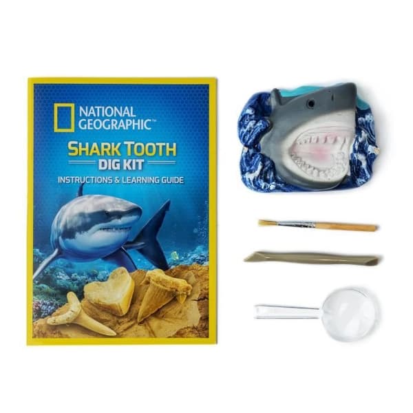 BANDAI National Geographic - Dig Kit: Shark Teeth