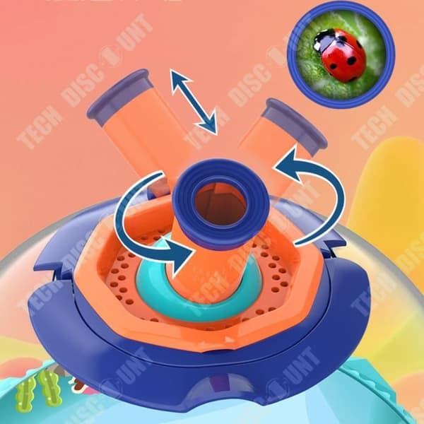 TD® Science Observation Barrel, High Definition förstorande teleskopspegel, vattentätt akvarium, vetenskaps- och utbildningsleksak