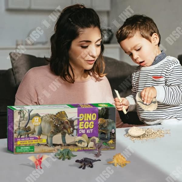 TD® Dinosaurieägg arkeologisk utgrävning Tyrannosaurus Rex Simulering Dinosauriemodell Pedagogiska leksaker för barn