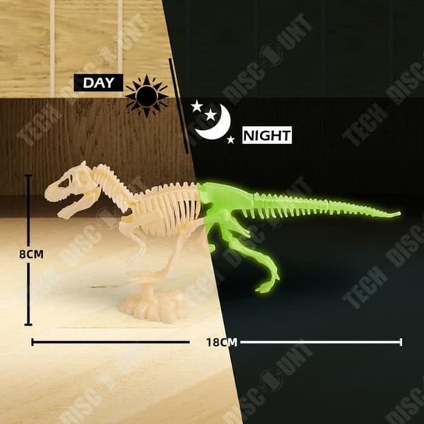 TD® Pedagogiska DIY Dinosaur Fossil arkeologiska utgrävningsleksaker för barn Tyrannosaurus Rex
