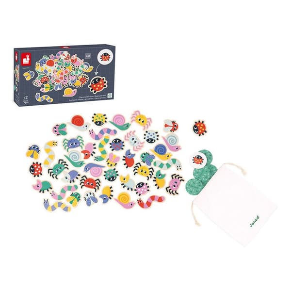 Pedagogiskt Spel - Sök och Hitta Trädgården - Utbildningsleksak Barn - Utvecklar Observationsförmåga - FSC Trä - Från 24 Månader