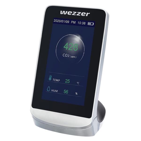 Luftkvalitetsmonitor - Levenhuk - Wezzer Air MC60 - LCD-skärm - CO2-övervakning