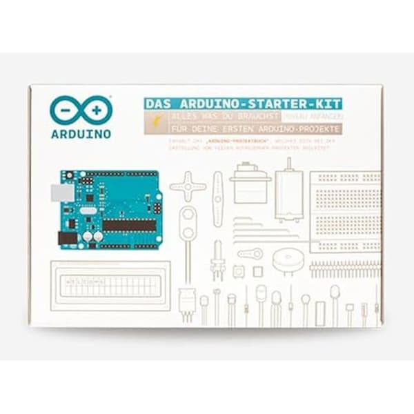 Arduino Officiella Startkit för Nybörjare [K040007] (Manual på Tyska) - Komplett Kit för att Lära sig Elektronik och