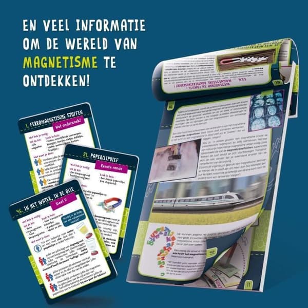 50 experimenter i magnetism - Vetenskapskit - JAG ÄR EN GENIUS
