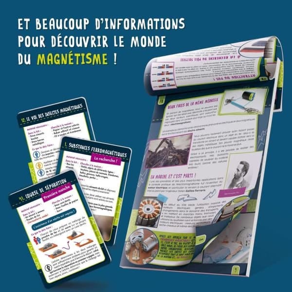 50 experimenter i magnetism - Vetenskapskit - JAG ÄR EN GENIUS