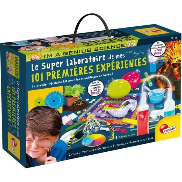 Det superlaboratorium för mina 101 första experiment - Vetenskapskit - JAG ÄR EN GENIUS