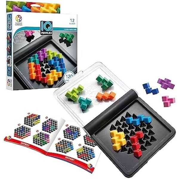 Sällskapsspel - SMARTGAMES - IQ Perplex - Solo-pussel - 12 år och uppåt - Förbättrar koncentrationen