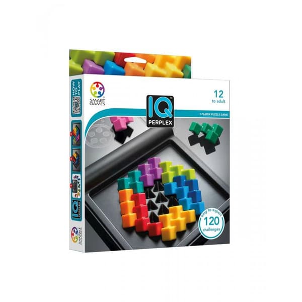 Sällskapsspel - SMARTGAMES - IQ Perplex - Solo-pussel - 12 år och uppåt - Förbättrar koncentrationen