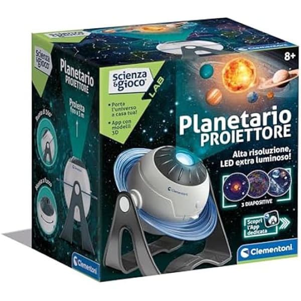 Planetary Clementoni - Science Lab-Star Projector - Supervetenskapligt spel Barn 8 år