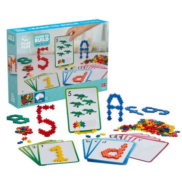Discovery kit 600 ABC & 123 Minibitar + 40 kort - Plus Plus
