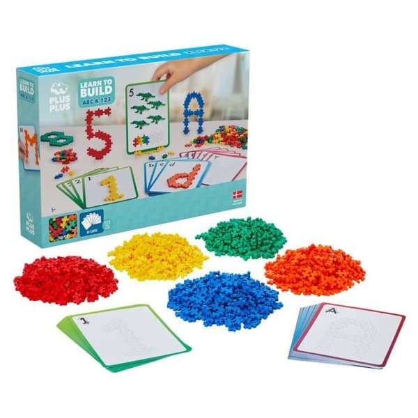 Discovery kit 600 ABC & 123 Minibitar + 40 kort - Plus Plus