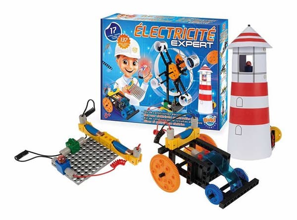 Elkonstruktionsspel - BUKI - Elexpert - 130 stycken - 10 modeller - 8 år och över