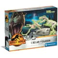 Miniatyrbild 1 av 2: Utgrävningssats - CLEMENTONI - Jurassic World - T-Rex och Pteranodon - Flerfärgad