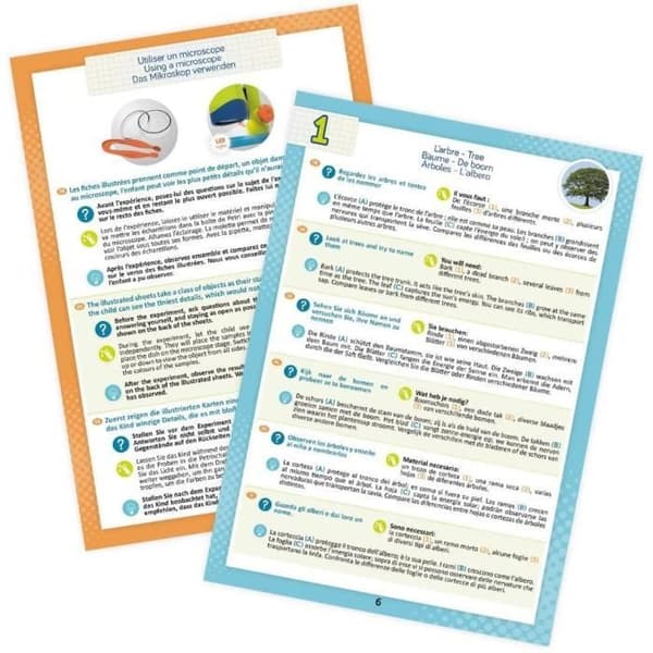 Mikroskop - BUKI - Minivetenskaper - Pedagogiskt spel - Vetenskapligt spel