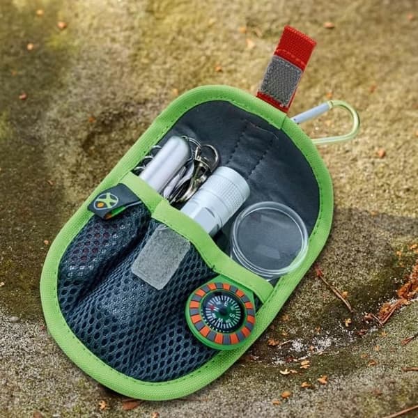 Explorers påse - HABA - Terra Kids - 6-funktions pennkniv - LED-lampa - 3x/6x förstoringsglas