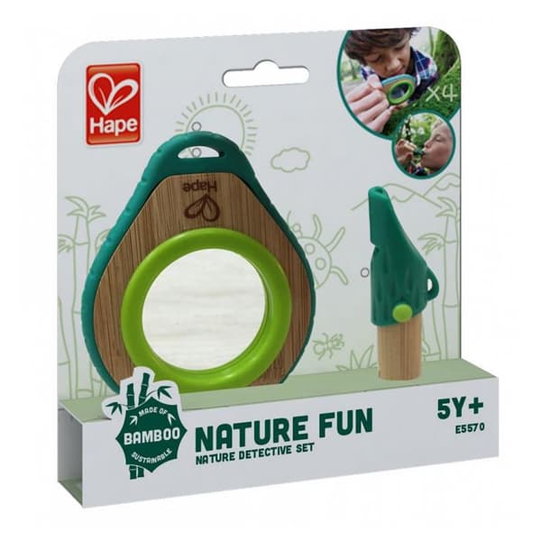 Naturdetektiv i bambu - HAPE - Utomhusspel i trä - E5570