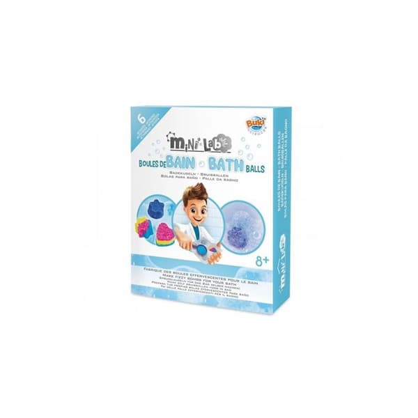 Mini Lab Bath Balls Box BUKI FRANCE - Skapande av flerfärgade badbollar